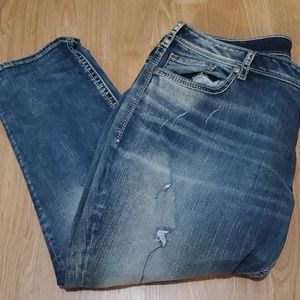 Silver ultra stretchy jeans